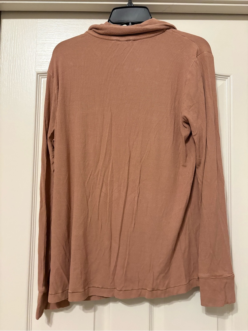 SKIMS Light Brown Button-Down Lounge Shirt - Picture 2 of 3